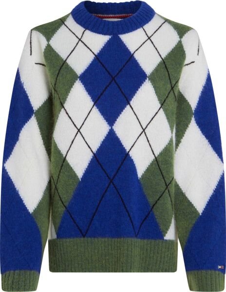 ALPACA BLEND ARGYLE C-NK LS SW