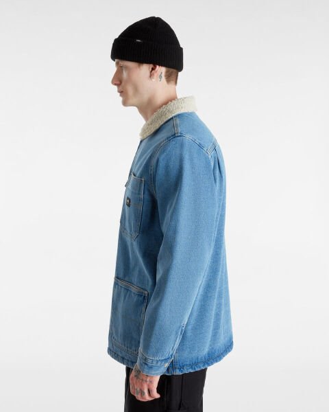 Drill Chore Denim Sherpa Coat