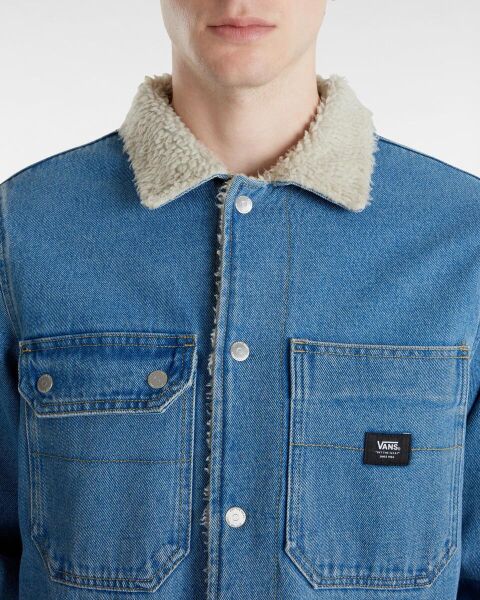 Drill Chore Denim Sherpa Coat