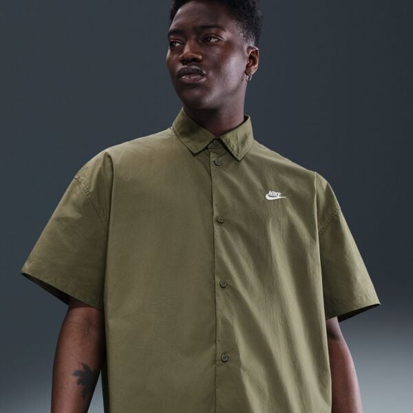 M NK CLUB SS BTN SHIRT OS