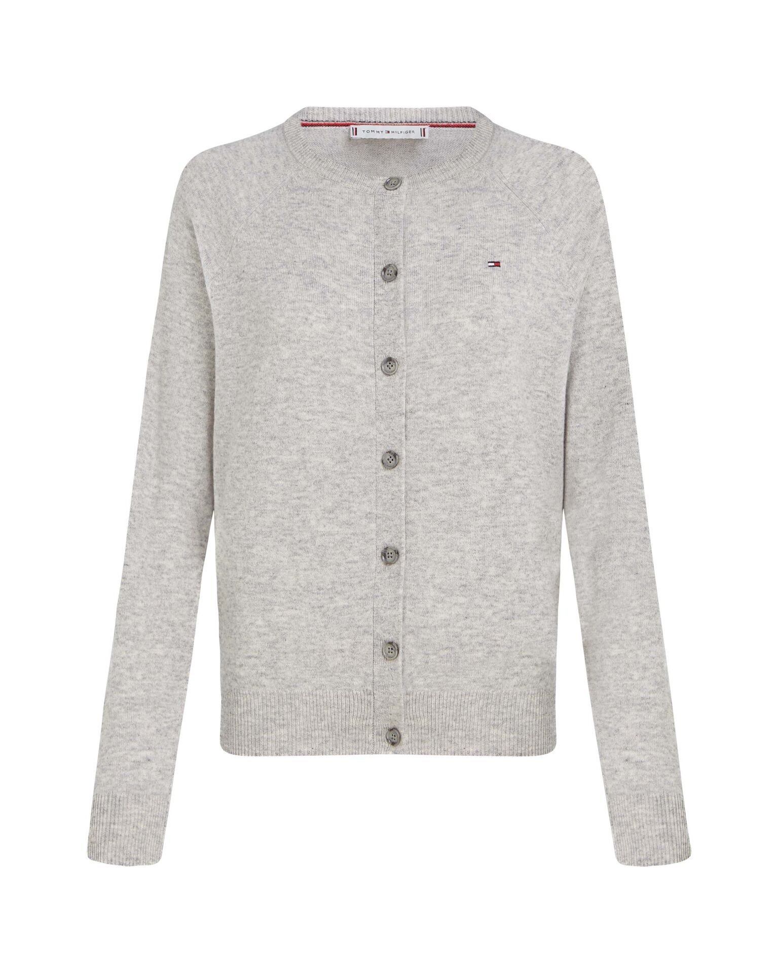 WOOL CASH C-NK LS CARDIGAN