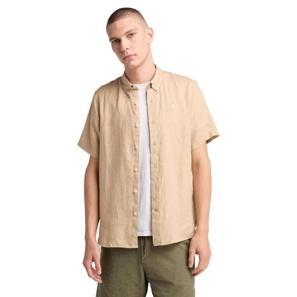 MILL BROOK Linen Short Sleeve Shirt