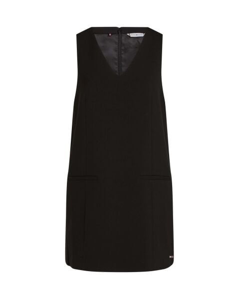 PUNTO V-NK NS MINI SHIFT DRESS