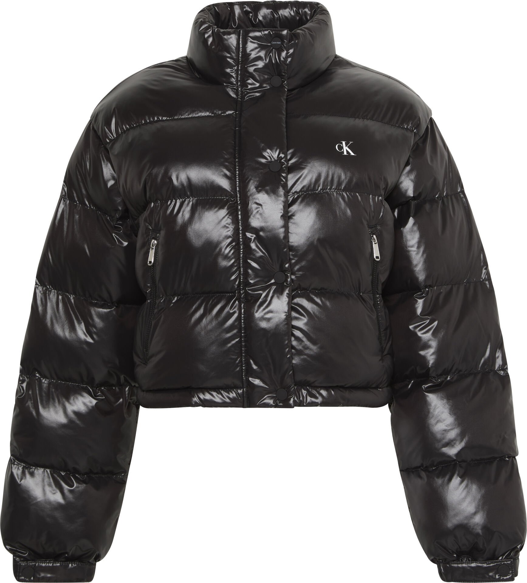 SHINE CROP PUFFER JACKET