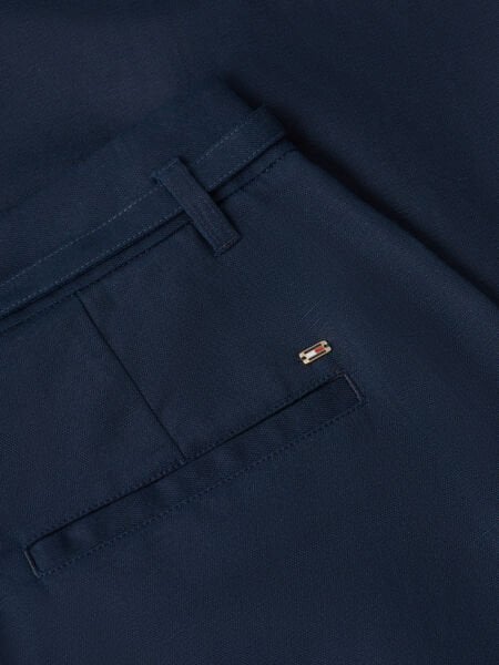 LINEN BLEND WIDE LEG PANT