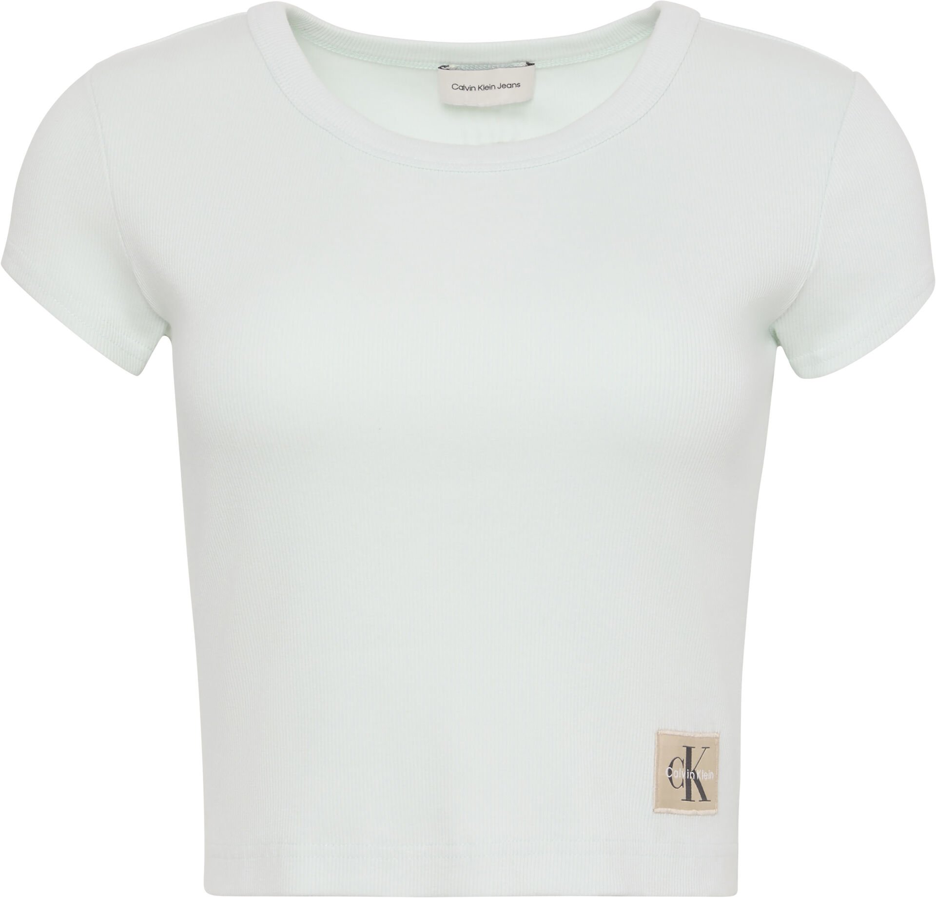 A- WOVEN LABEL 2X2 RIB BABY TE