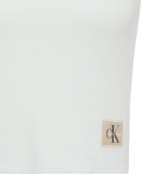 A- WOVEN LABEL 2X2 RIB BABY TE