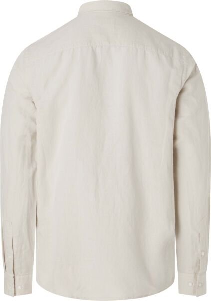 COTTON LINEN CHEST POCKET SHIR