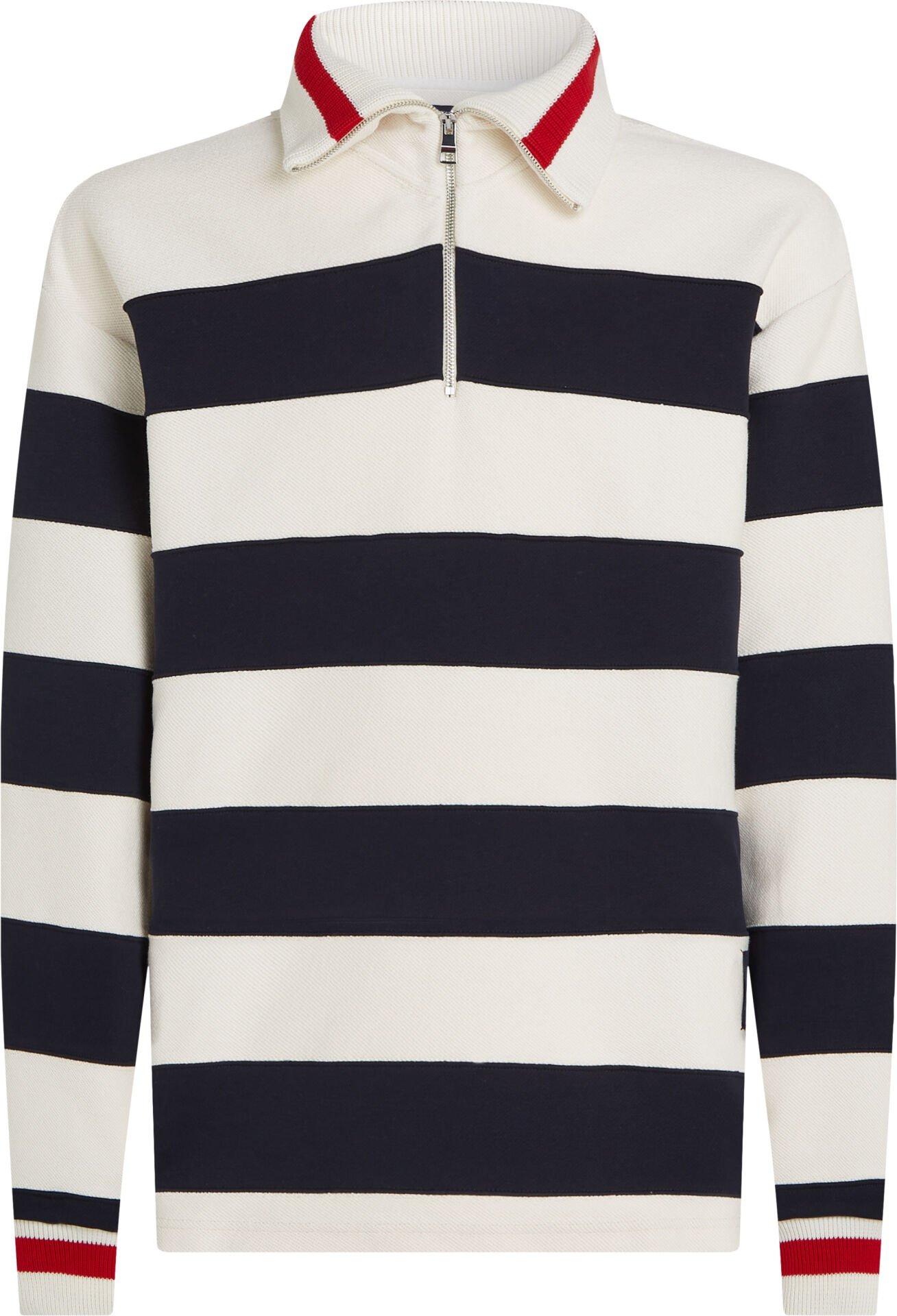 T1 BOXY BRETON STRIPE HALF ZIP