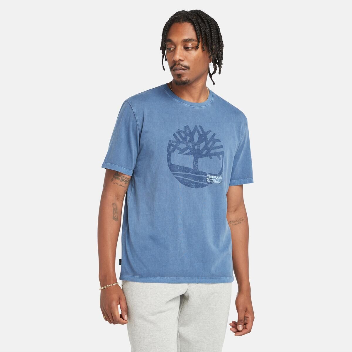 Garment Dye Logo Graphic Tee