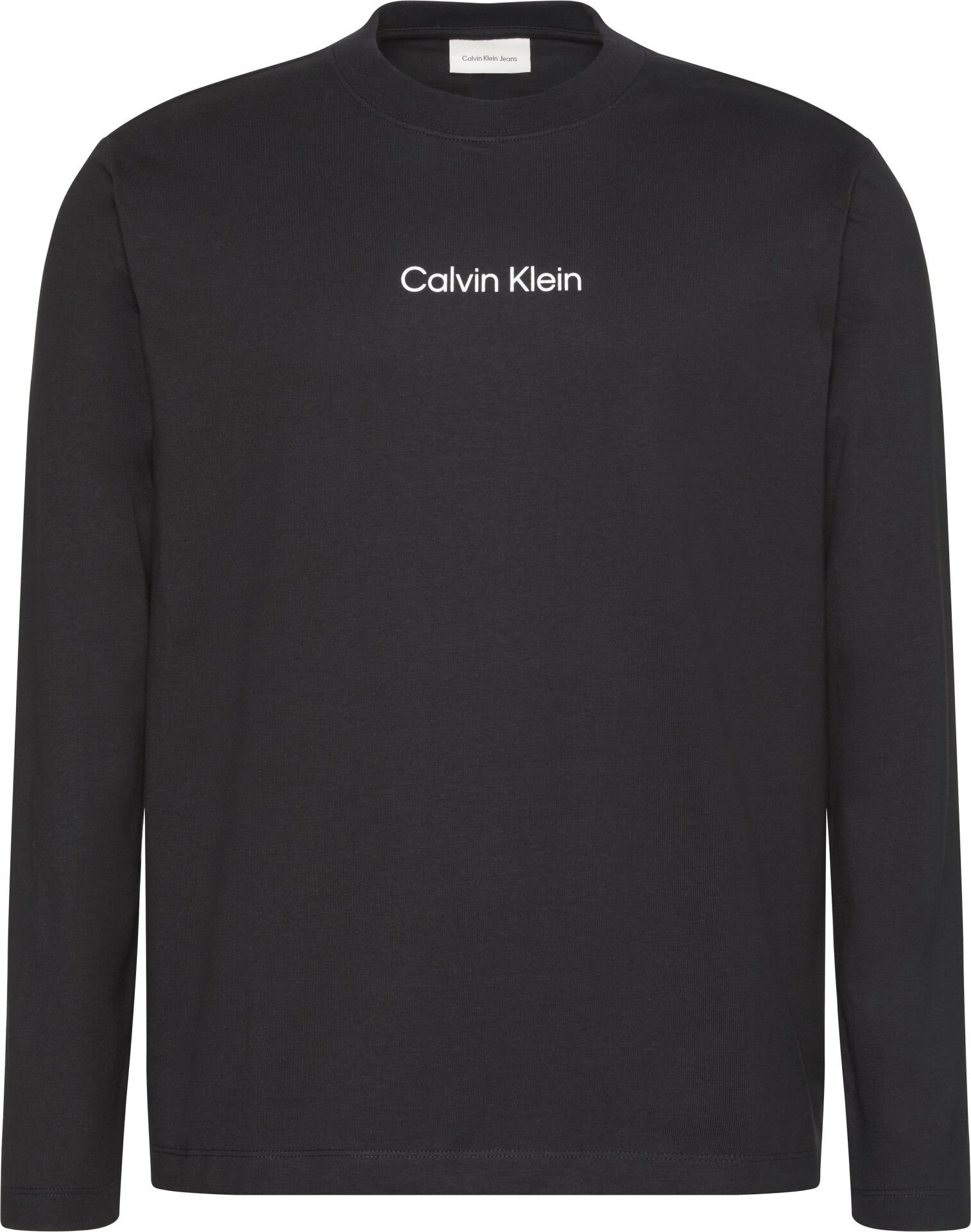 LS RLXD STANDARD LOGO CREWNK T