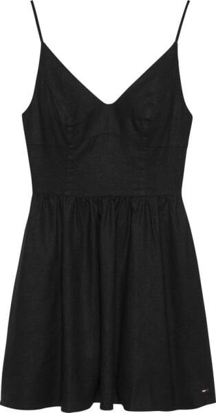 TJW LINEN SKATER DRESS