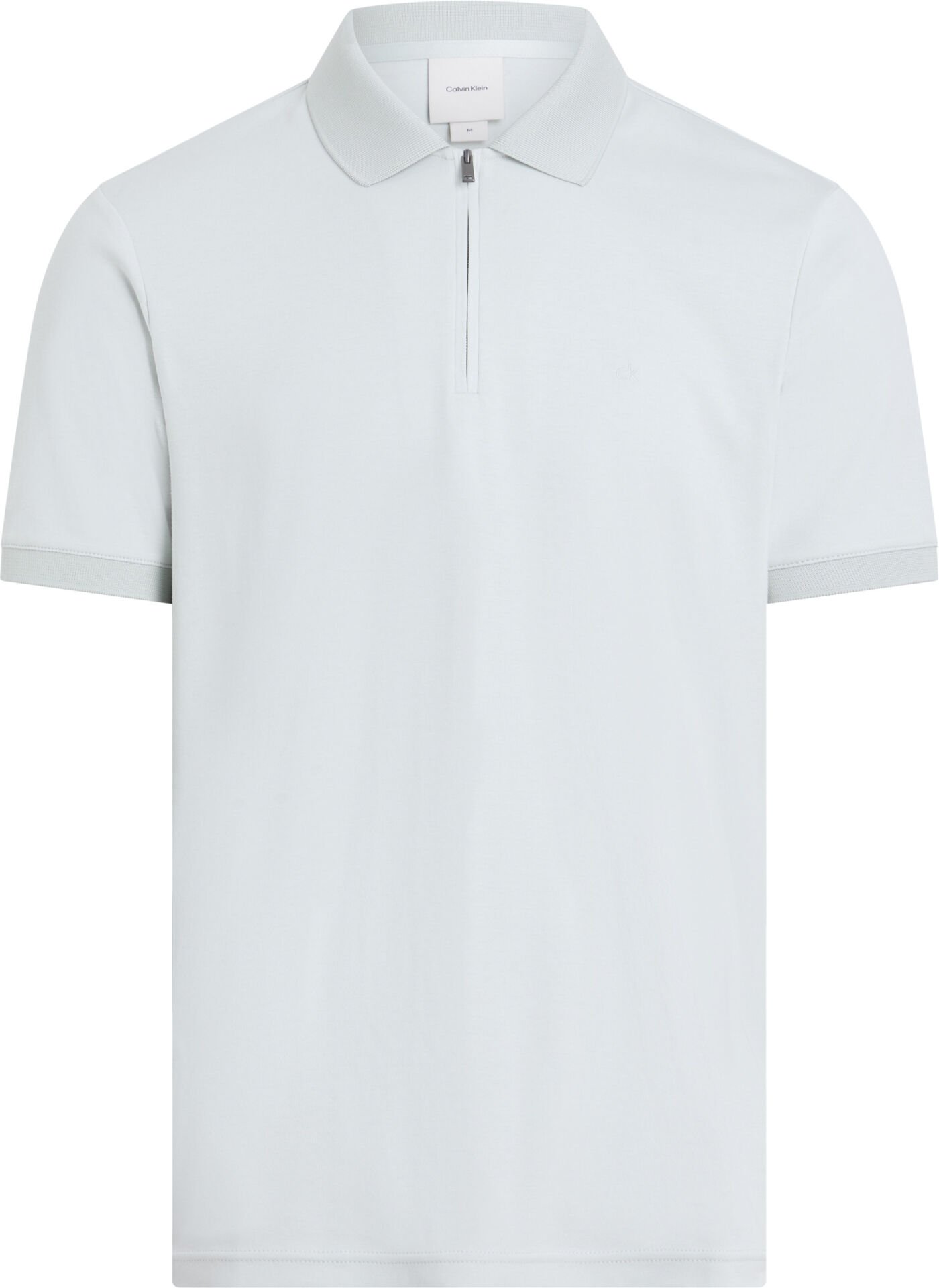 SMOOTH COTTON WELT ZIP POLO