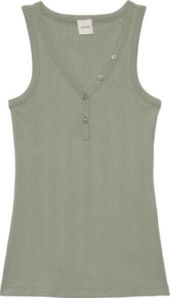 SL VARIGATED RIB VNECK HENLEY