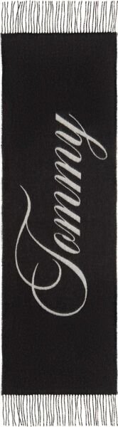 TOMMY SCRIPT LOGO SCARF