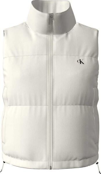 HIGH-SHINE PUFFER VEST
