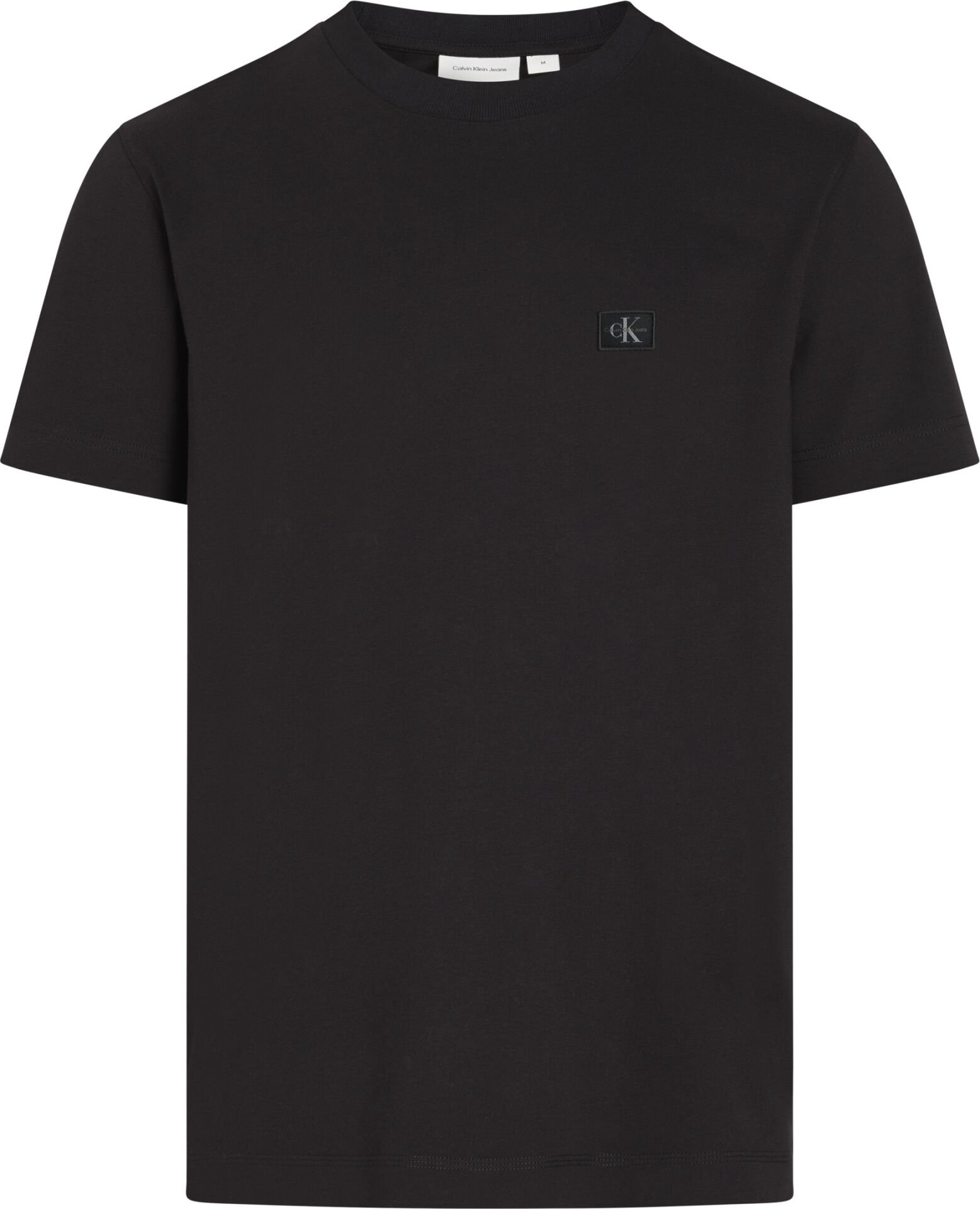 WOVEN LABEL REGULAR TEE Siyah - XXL