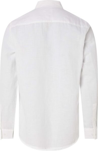 COTTON LINEN CHEST POCKET SHIR