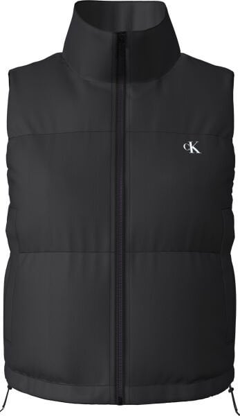 HIGH-SHINE PUFFER VEST