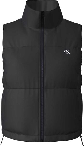 HIGH-SHINE PUFFER VEST