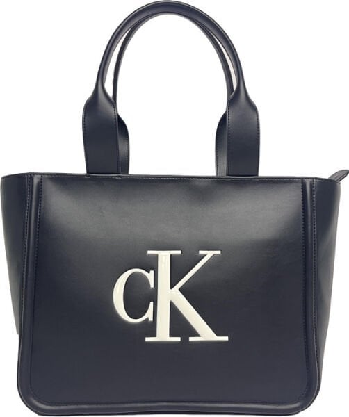 RAISED CK MEDIUM TOTE