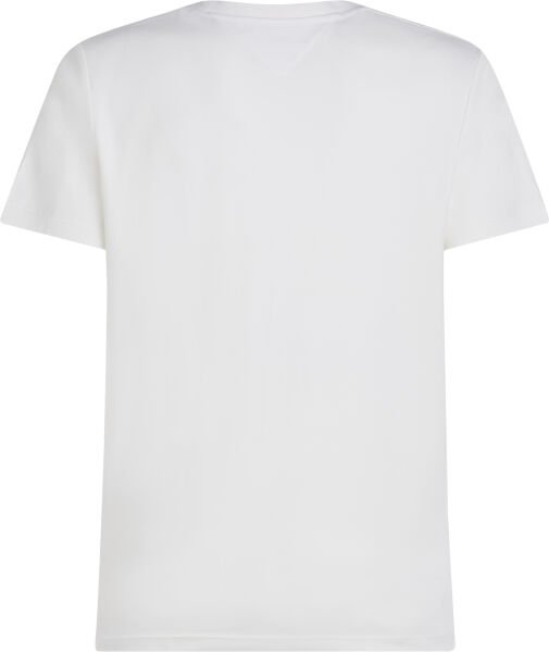 EMBOSSED HILFIGER CREST TEE Beyaz - L