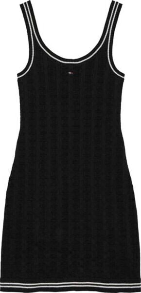 TJW FLAG CABLE SWEATER DRESS
