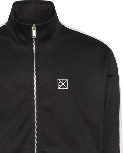 DBL KNIT STRIPE TRACK JACKET