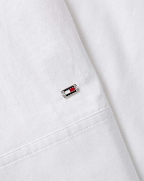 POPLIN BOW COLLAR LS SHIRT