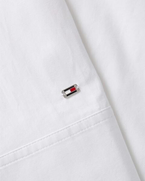 POPLIN BOW COLLAR LS SHIRT