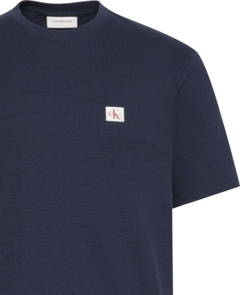 SS WAFFLE BADGE CREWNK TEE