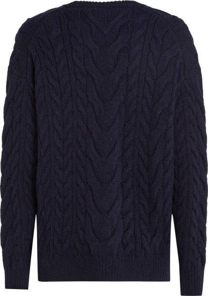 CABLE FLAG SWEATER