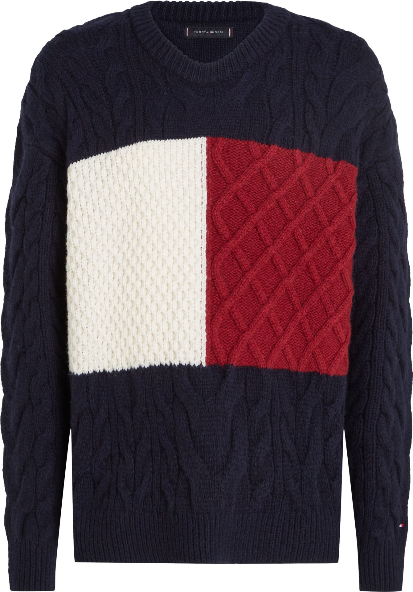 CABLE FLAG SWEATER