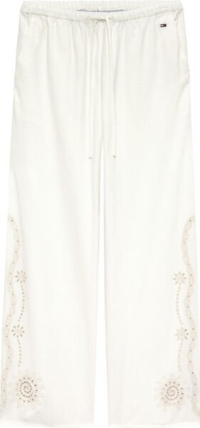 TJW BRODERIE LINEN PANTS