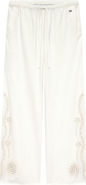 TJW BRODERIE LINEN PANTS