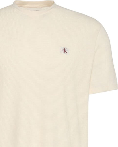 SS WAFFLE BADGE CREWNK TEE