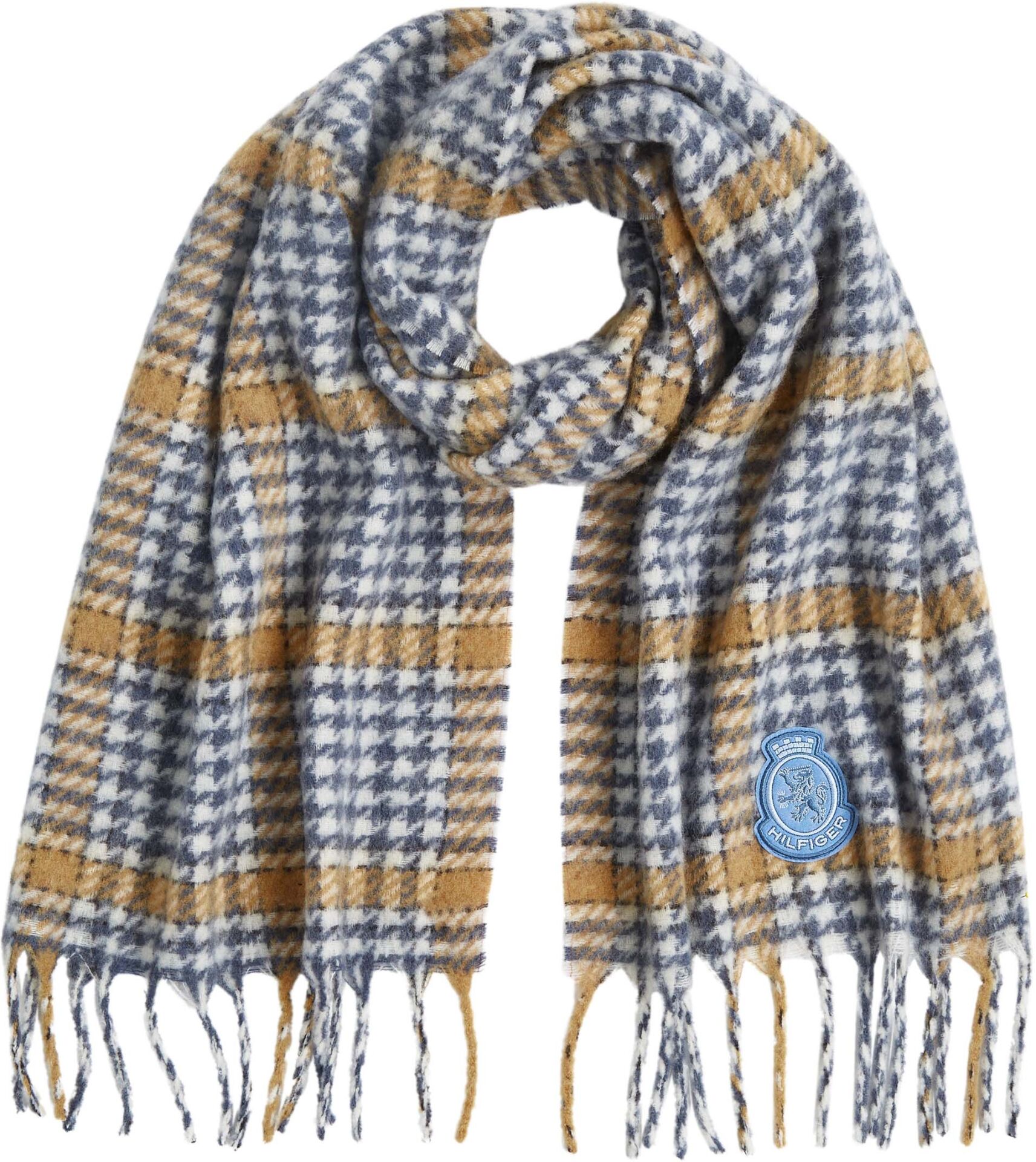 TH CREST FLUFFY SCARF