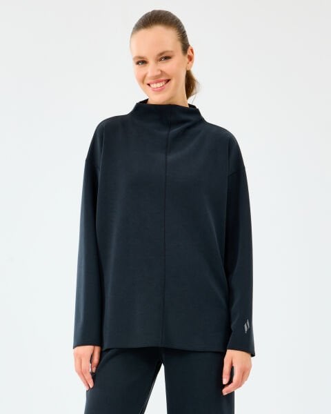 W SOFTLUX TURTLENECK ASYMETRIC HEM Sweatshirt