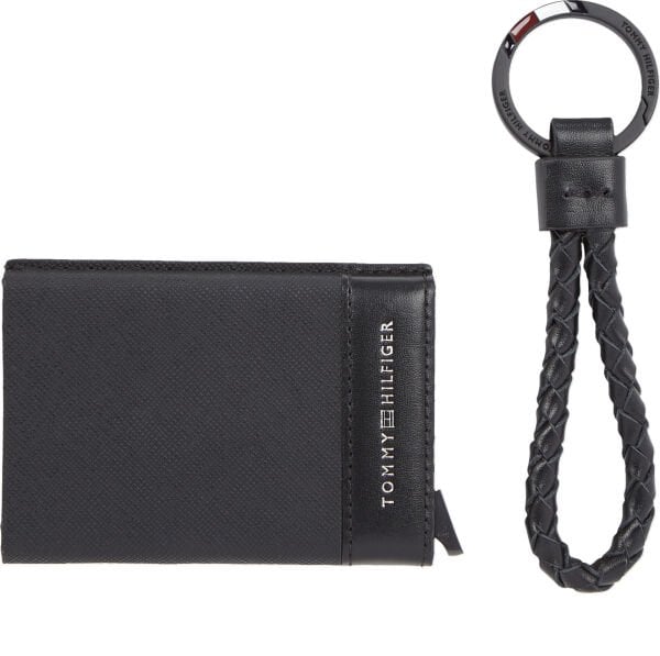 TH SAFFIANO METAL CC & KEYFOB