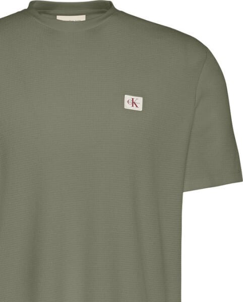 SS WAFFLE BADGE CREWNK TEE