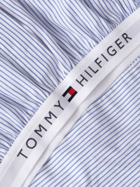 POPLIN CROPPED BRANDED SHIRT