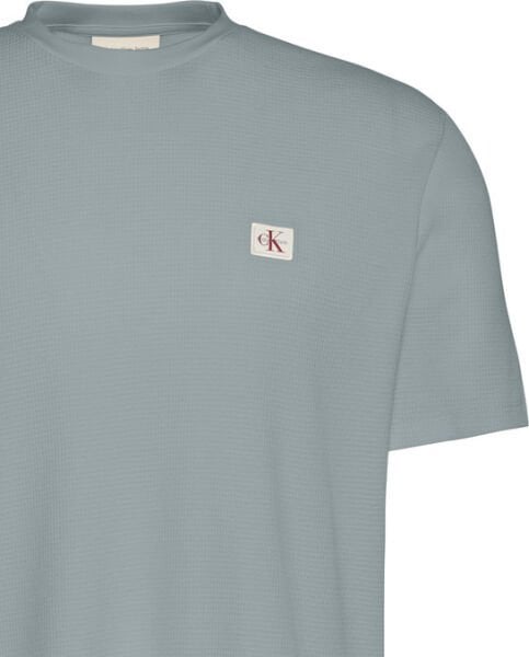 SS WAFFLE BADGE CREWNK TEE