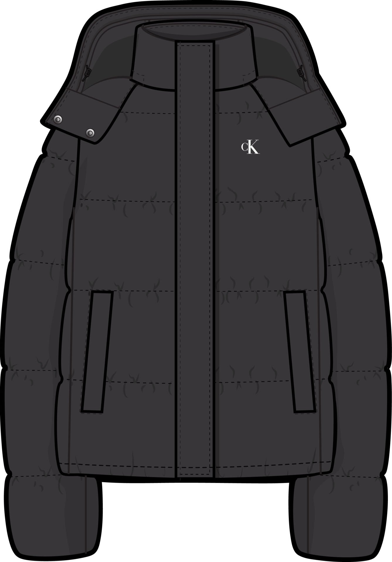 MATTE MONOLOGO MW SHORT PUFFER