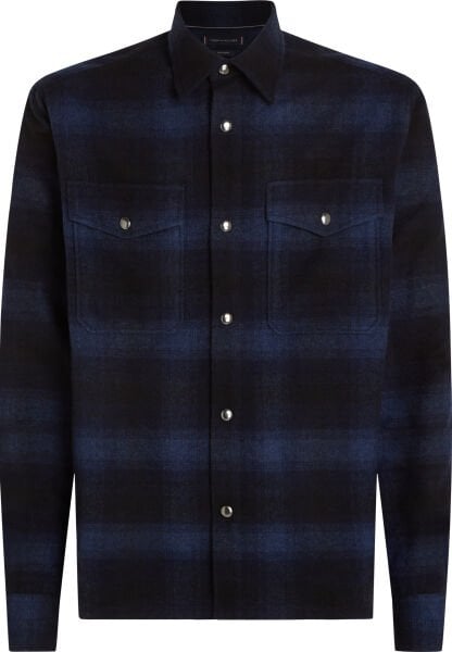 BRUSHED CHECK OVERSHIRT