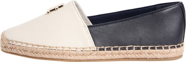 TH LOGO LEATHER ESPADRILLE