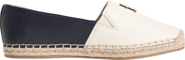 TH LOGO LEATHER ESPADRILLE
