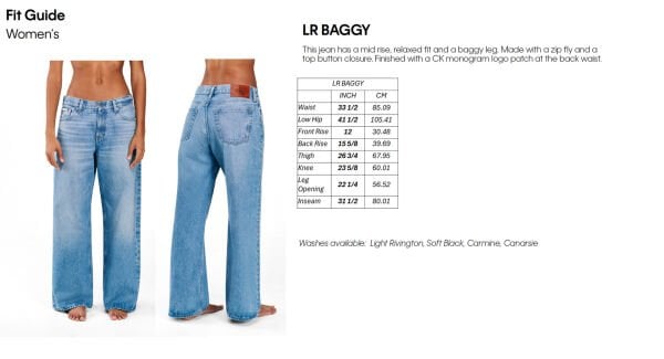 LOW RISE BAGGY CANARSIE