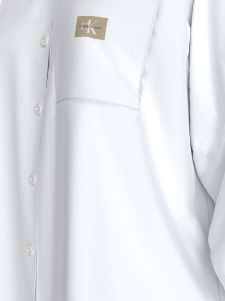WOVEN LABEL RELAXED SHIRT