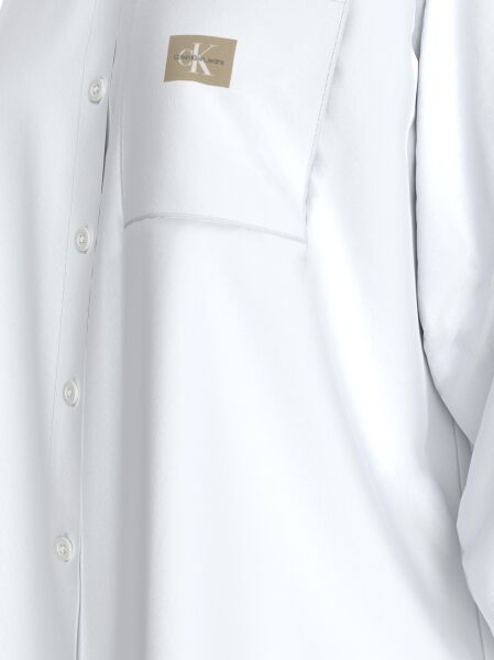 WOVEN LABEL RELAXED SHIRT
