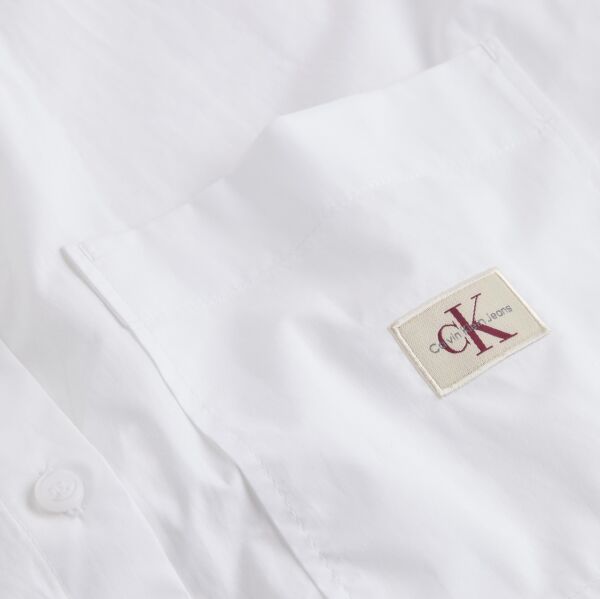 WOVEN LABEL RELAXED SHIRT